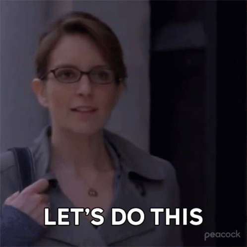 Let's Do This Tina Fey GIF