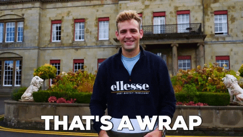 Let's End It Here Thats A Wrap GIF