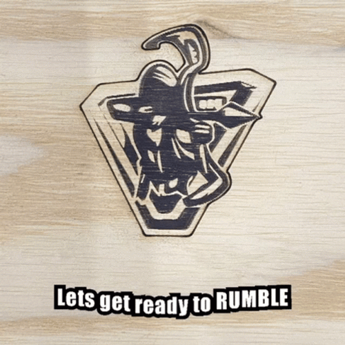 Let's Get Ready To Rumble Logo GIF