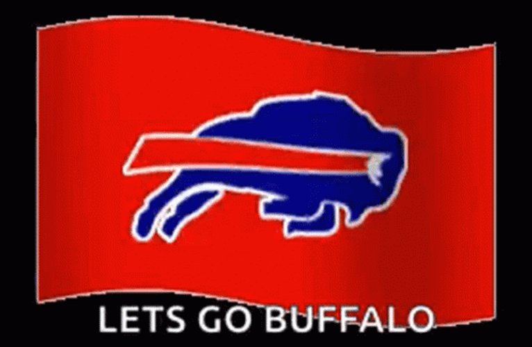 Let's Go Buffalo Bills Flag GIF
