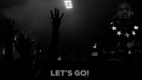 Let's Go Concert GIF