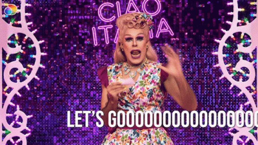 Let's Go Drag Queen GIF