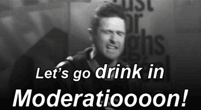 Let's Go Drink In Moderation GIF