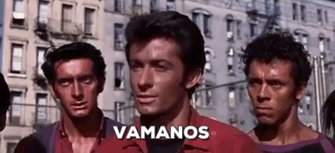 Let's Go George Chakiris GIF