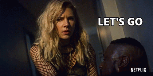Let's Go Katherine Winnick GIF