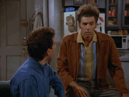 Let's Go Kramer Seinfield GIF