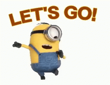 Let's Go Minion GIF