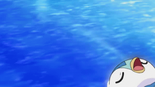 Let's Go Swim Piplup GIF