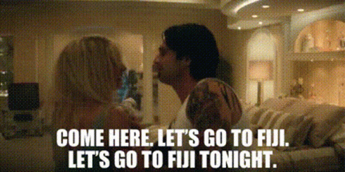 Let's Go To Fiji Tonight GIF