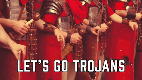 Let's Go Trojans GIF