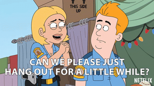 Let's Hang Out Just A Bit Outside GIF