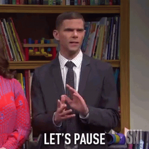 Let's Pause Mikey Day Snl GIF