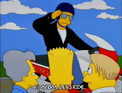 Let's Ride The Simpsons Tom GIF