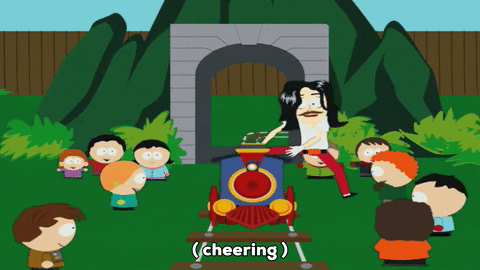 Let's Ride The Train South Park GIF