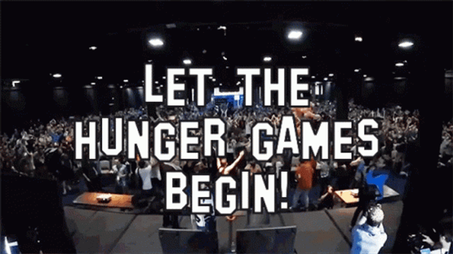 Let The Games Begin Hunger Games GIF