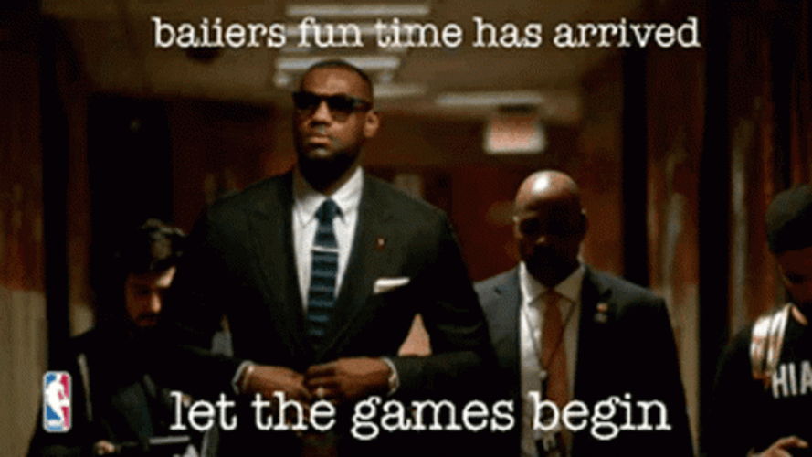 Let The Games Begin Lebron James GIF
