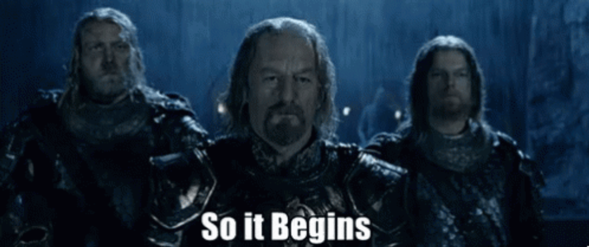 Let The Games Begin Real Hero GIF
