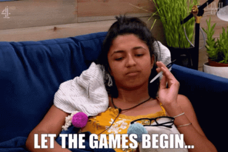 Let The Games Begin Woman Thinking GIF