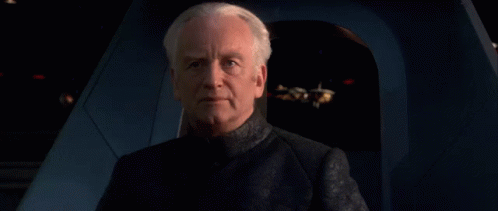 Ian Mcdiarmid Let The Hate Flow Through You GIF