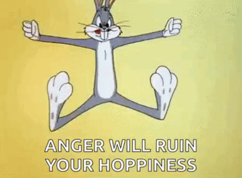 Let The Hate Flow Through You Bugs Bunny GIF