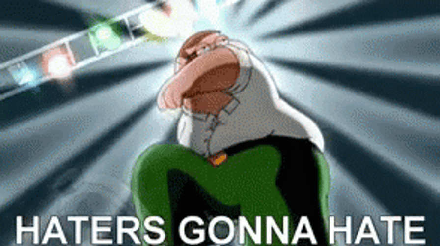 Let The Hate Flow Through You Peter Griffin GIF