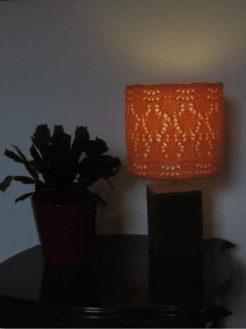 Let There Be Light Flashing Table Lamp GIF