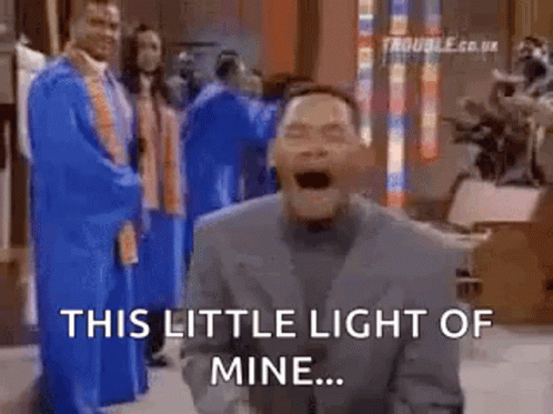 Let There Be Light Frantic Will Smith GIF