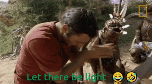 Let There Be Light Primitive Fire Starting GIF