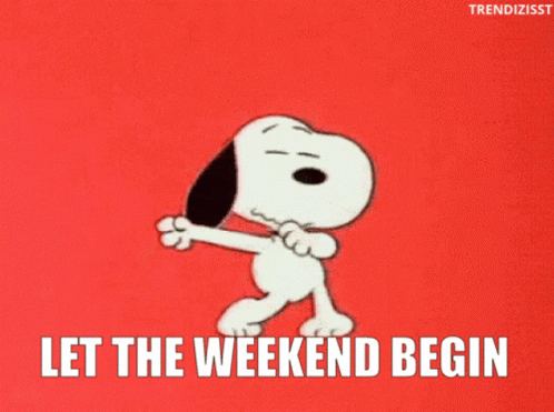 Let Your Weekend Begin Enjoy GIF