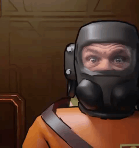 Lethal Company Dance Gas Mask GIF