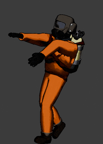 Lethal Company Dance Walking Man GIF