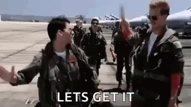 Lets Get It Top Gun Movie GIF