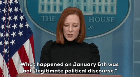Let’s Go Brandon Jen Psaki White House Press GIF