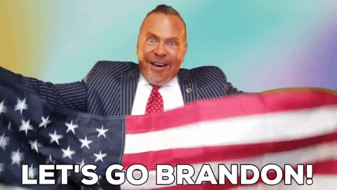 Let’s Go Brandon Robert Eckard Flag GIF
