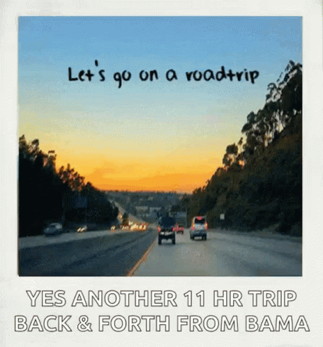 Lets Go On A Road Trip Timelapse GIF