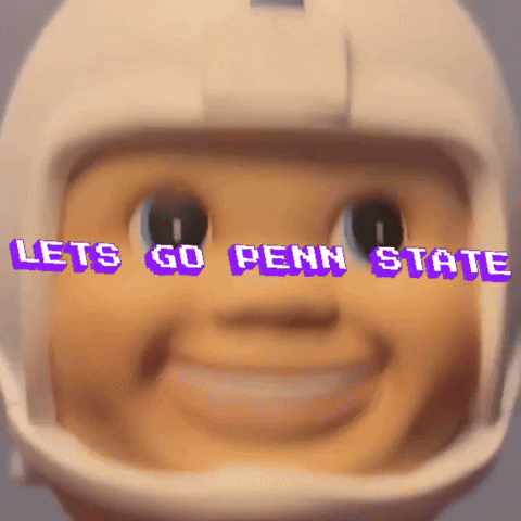 Lets Go Penn State Football Player Head Nodding GIF