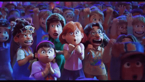 Lets Go Turning Red Concert GIF