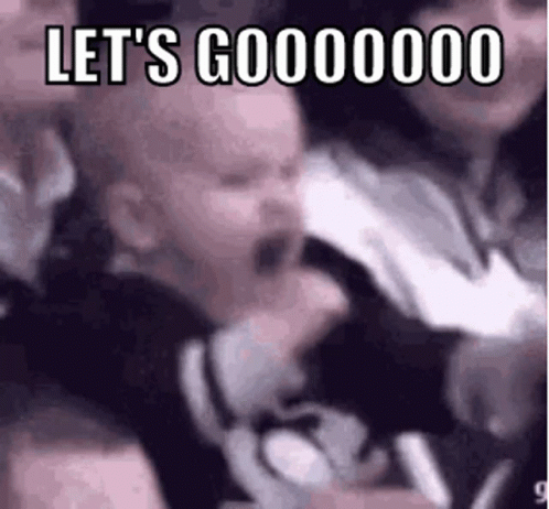 Lets Goooo Adorable Excited Kid GIF