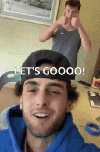 Lets Goooo Youtuber Two Thumbs Up GIF