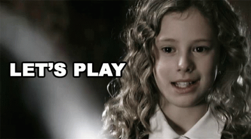 Lets Play A Game Curly Hair Kid GIF