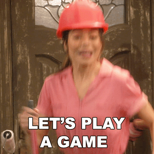 Lets Play A Game Excited Woman GIF