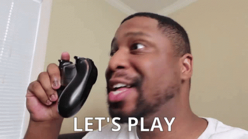 Lets Play A Game Holding Game Control GIF