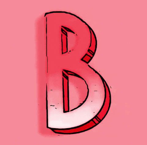 Letter Big B E Different Fonts GIF