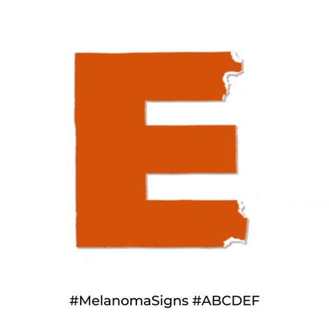 Letter E Melanoma Signs GIF
