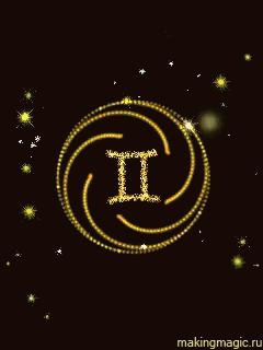 Letter II Surrounded by Circle of Stars