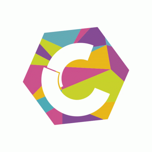 Letter In Flashing Colors Logo GIF