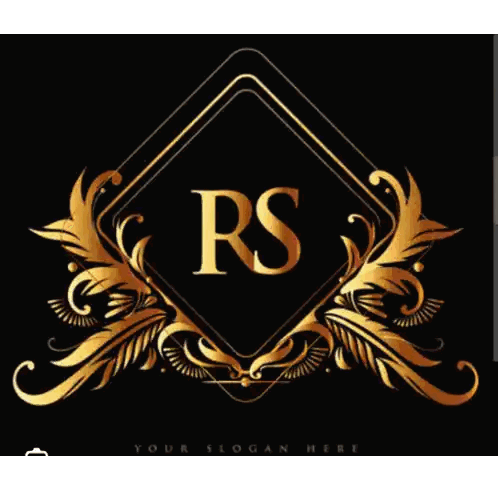 Letter R Surrounded by Flames and Smoke