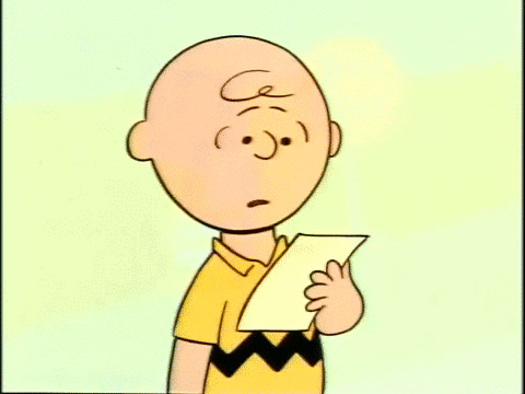 Letter To Charlie Brown Noser GIF