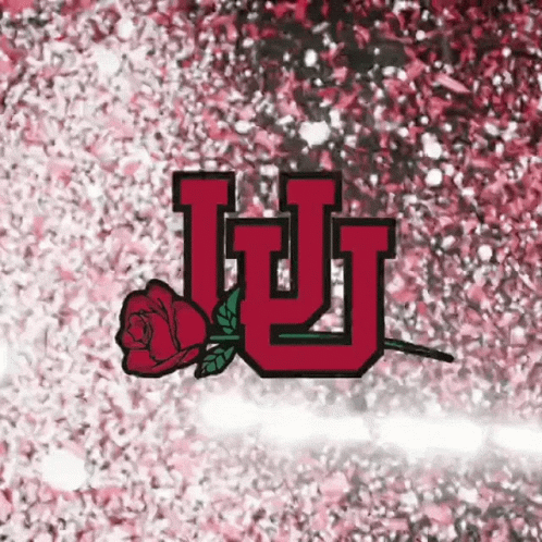 Letter U With Rose