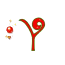 Letter Y With Balls and Hearts